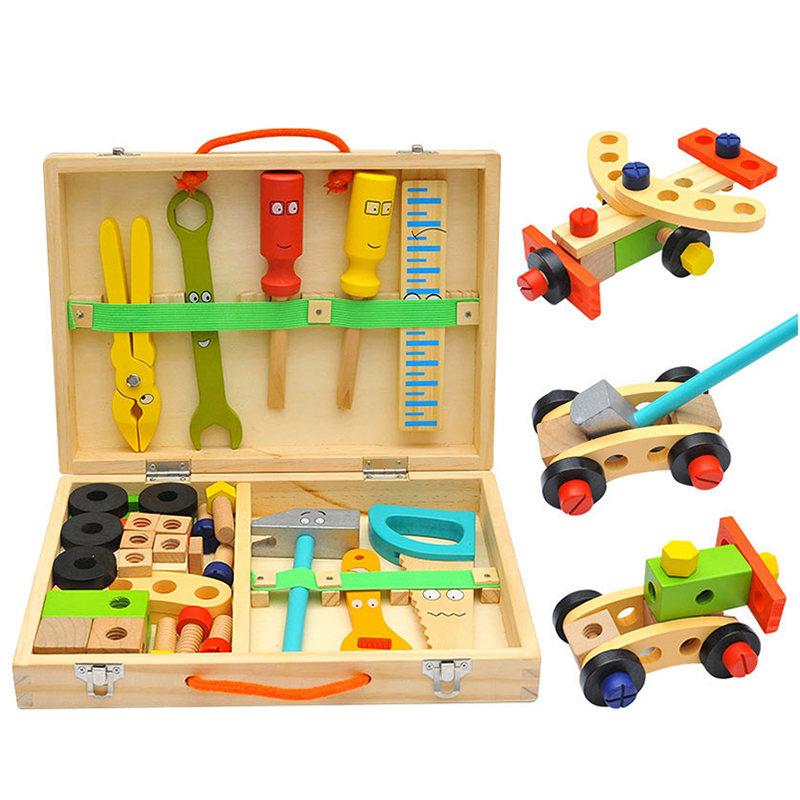 Gardening Tools 5 Year Old - Educatief Montessori Kinderspeelgoed Plastic Houten Gereedschapskist