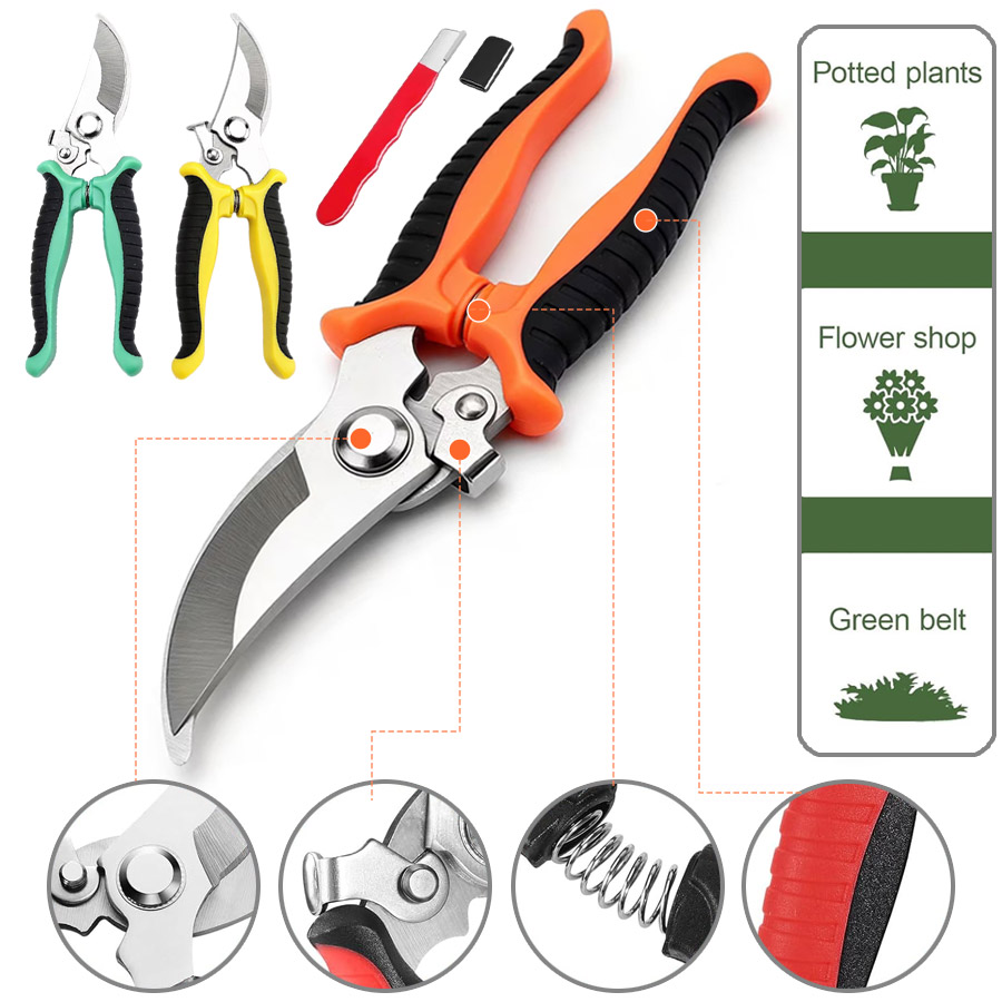 Gardening Tools Pink - 2 stuks, professionele, robuuste tuinschaar met