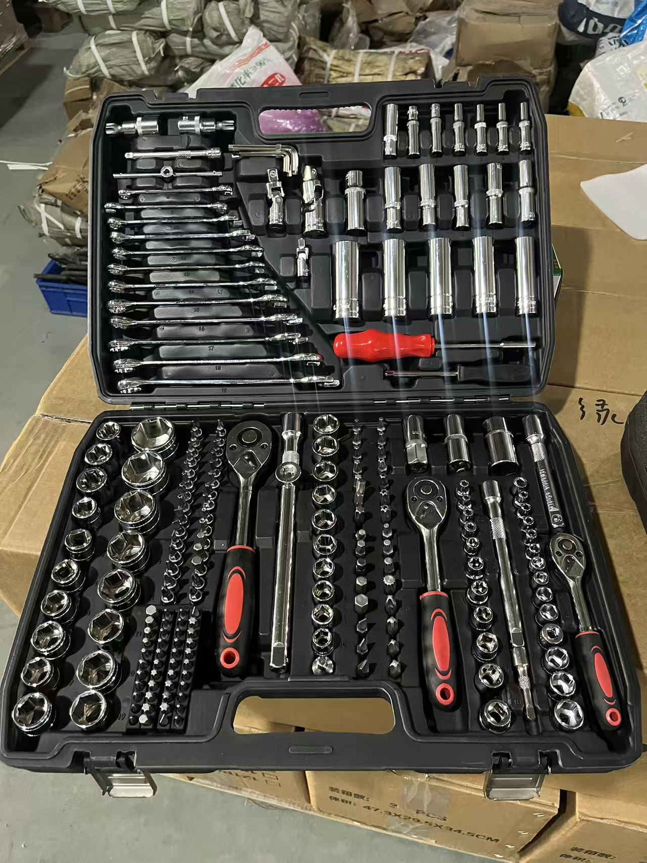 Gardening Tool Diy - 216-delige doe-het-zelf autoreparatie gereedschapsset met handmatige