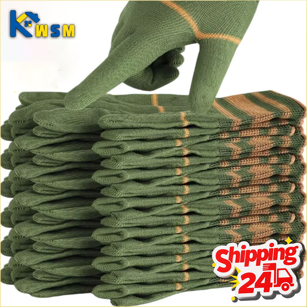 Gardening Tools Gloves - 12-48 paar ademende, slijtvaste werkhandschoenen, zacht,