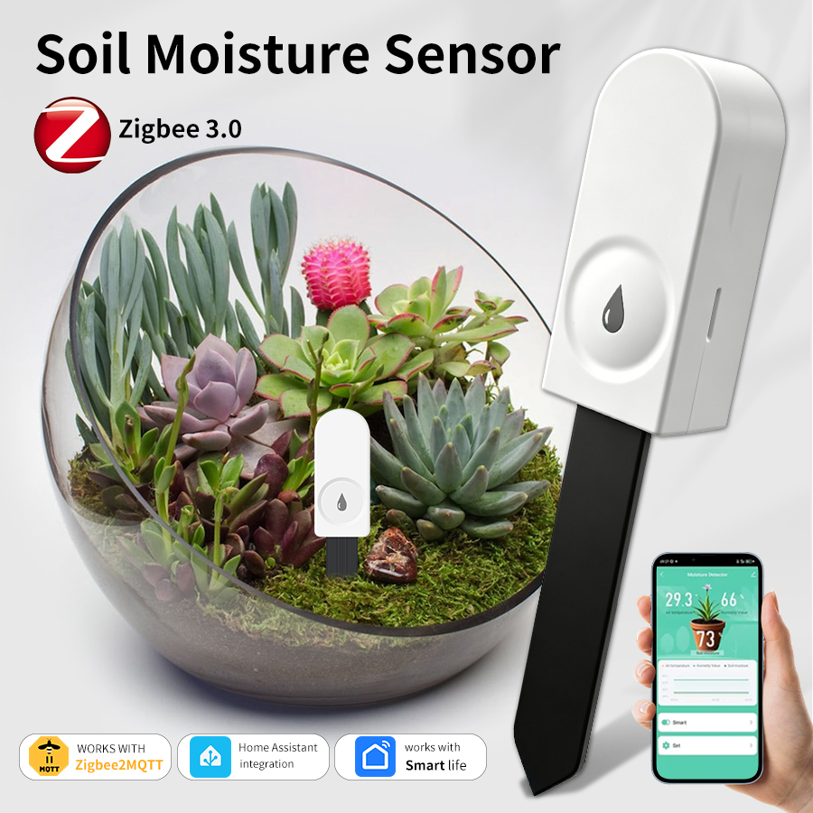 Slimme ZigBee Bodemvochtsensor - Moisture Meter Plant recensie en prijs