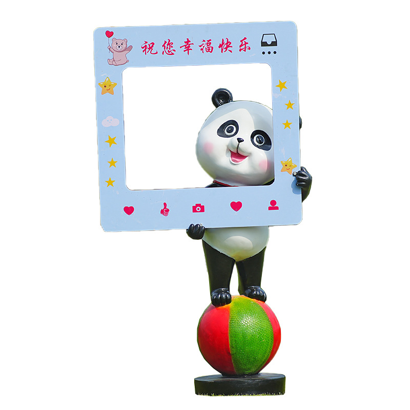 Cartoon panda ornament glasvez - Gardening Tools Cartoon recensie en prijs