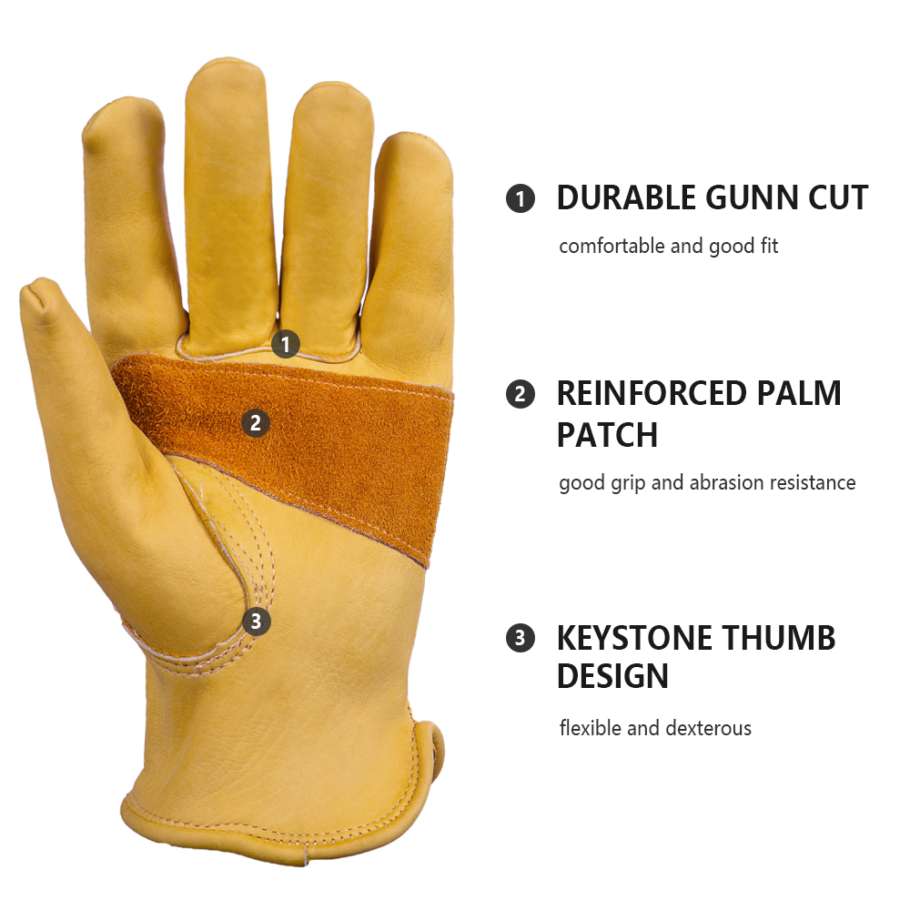 Leren handschoenen voor mannen - Gardening Tools Gloves recensie en prijs