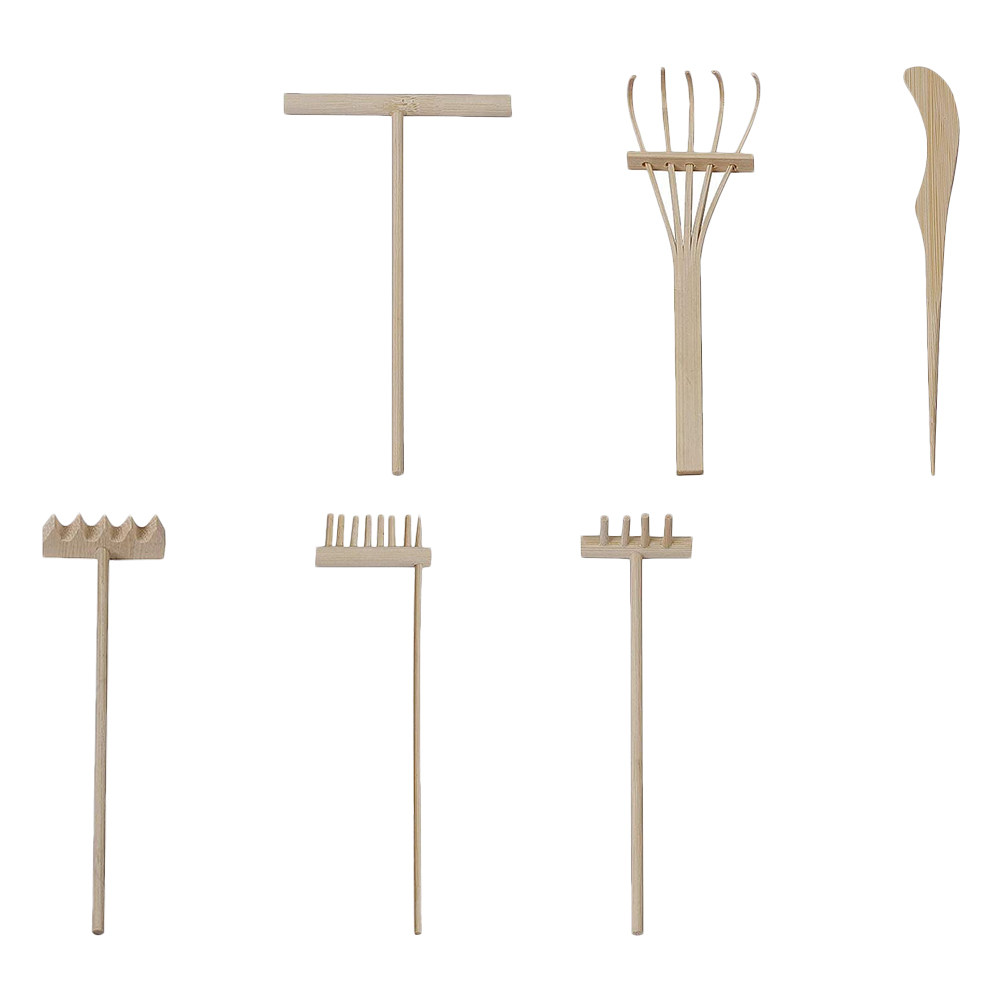 1 Set Premium Bamboe Mini Hark - Gardening Tool Diy recensie en prijs