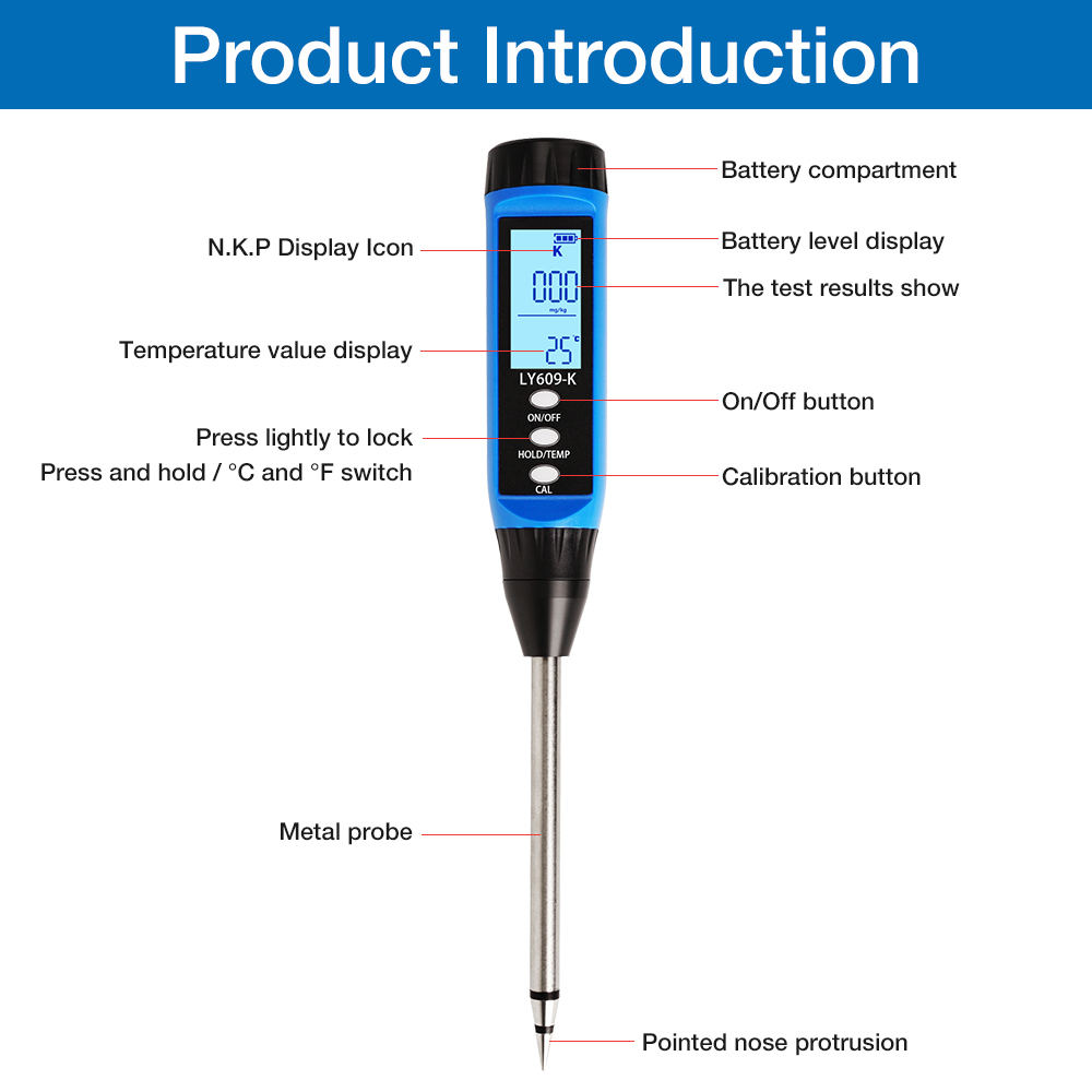 Hoge Precisie Draagbare NPK Bo - Moisture Meter Plant recensie en prijs