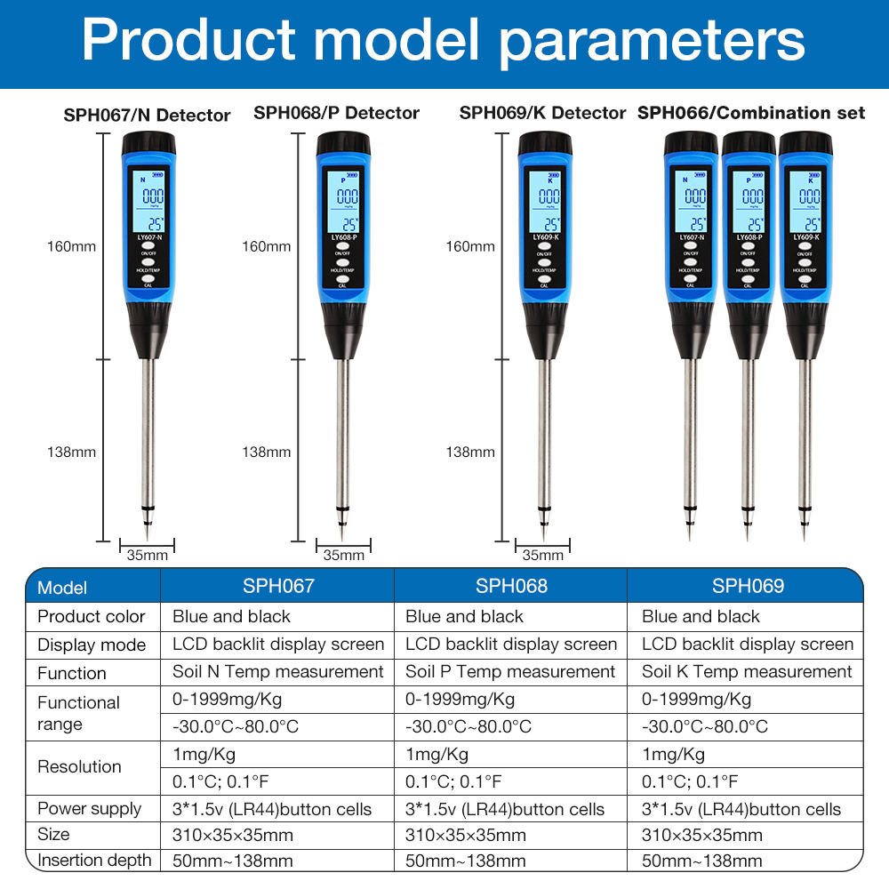 Hoge Precisie Draagbare NPK Bo - Moisture Meter Plant recensie en prijs