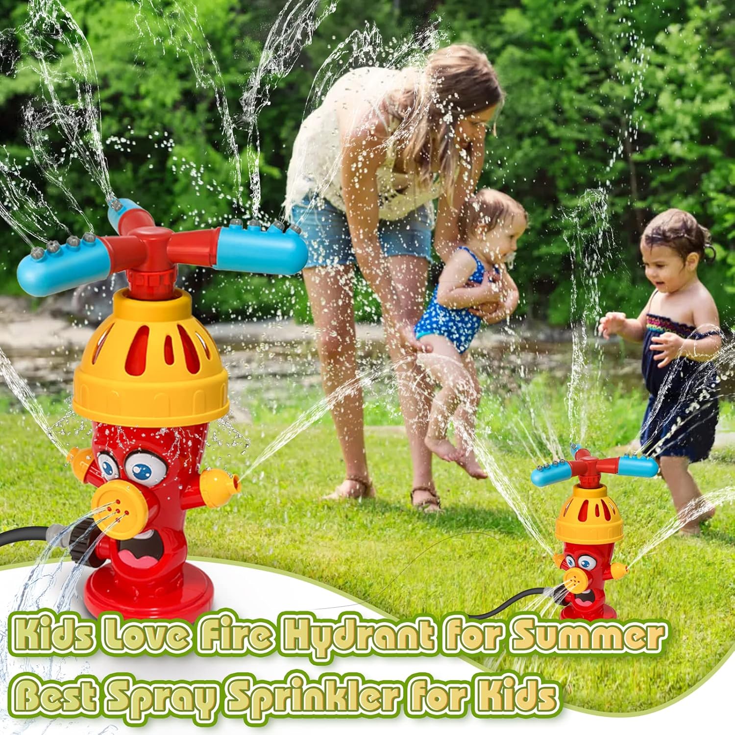 Hydrant Sprinkle Water Spray T - Gardening Tools Cartoon recensie en prijs