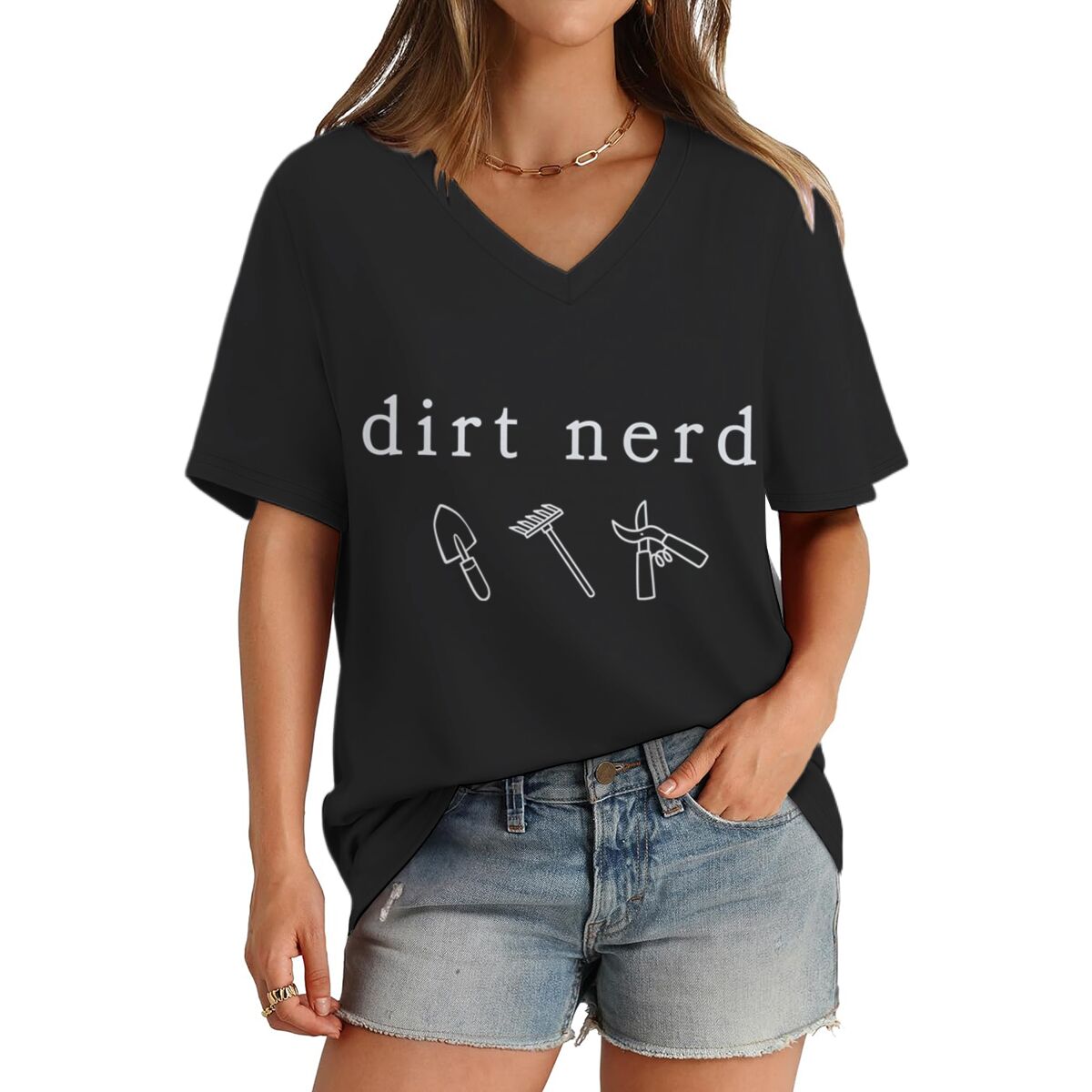 Tuinieren-enthousiaste T-shirt - Gardening Tools Cartoon recensie en prijs