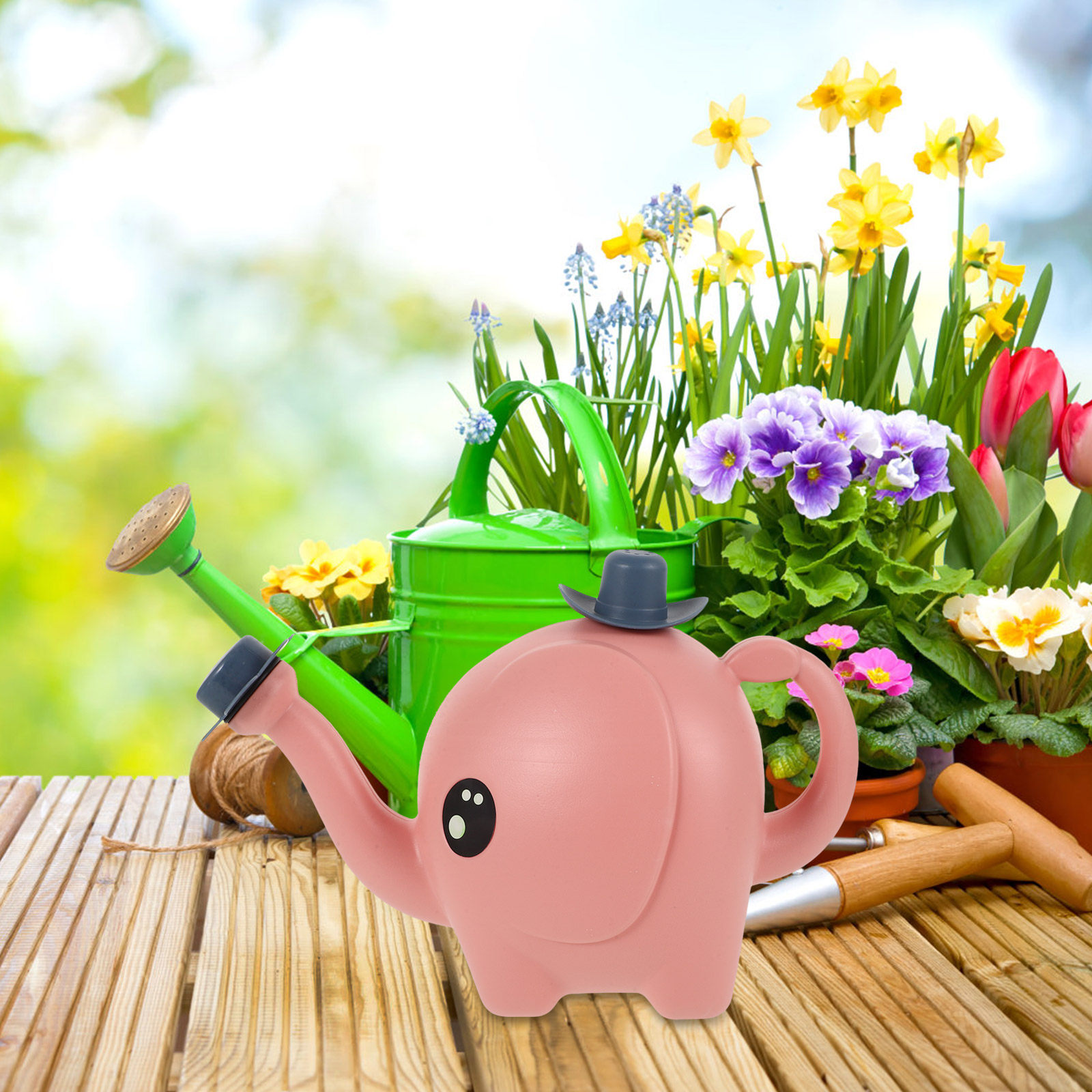 Plastic Cartoon Gieter Binnen- - Gardening Tools Cartoon recensie en prijs