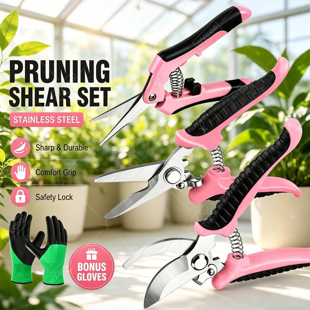 Tuin Fruitpluk Schaar Snoeisch - Gardening Tools Pink recensie en prijs