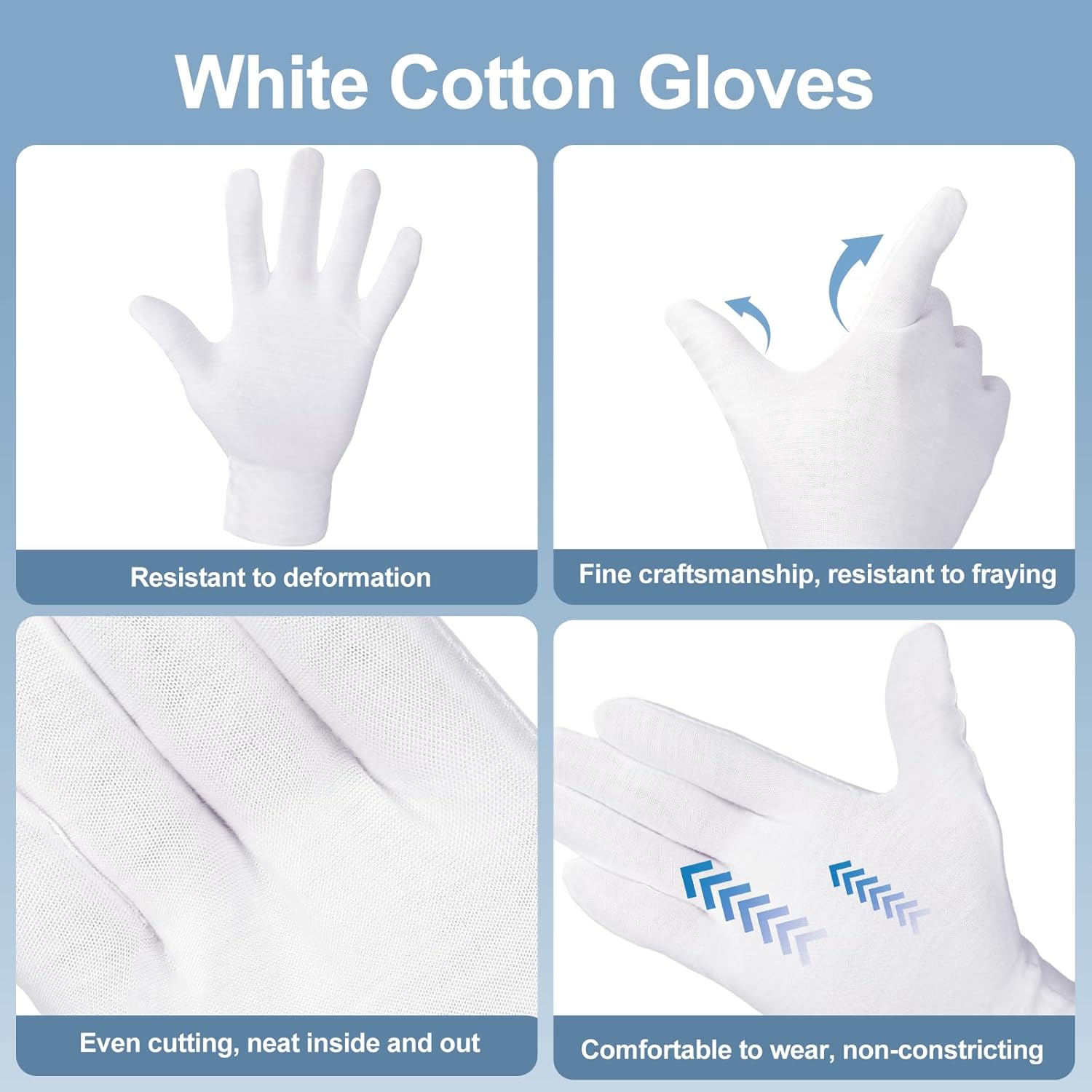 1/5 paar wegwerp witte katoene - Gardening Tools Gloves recensie en prijs