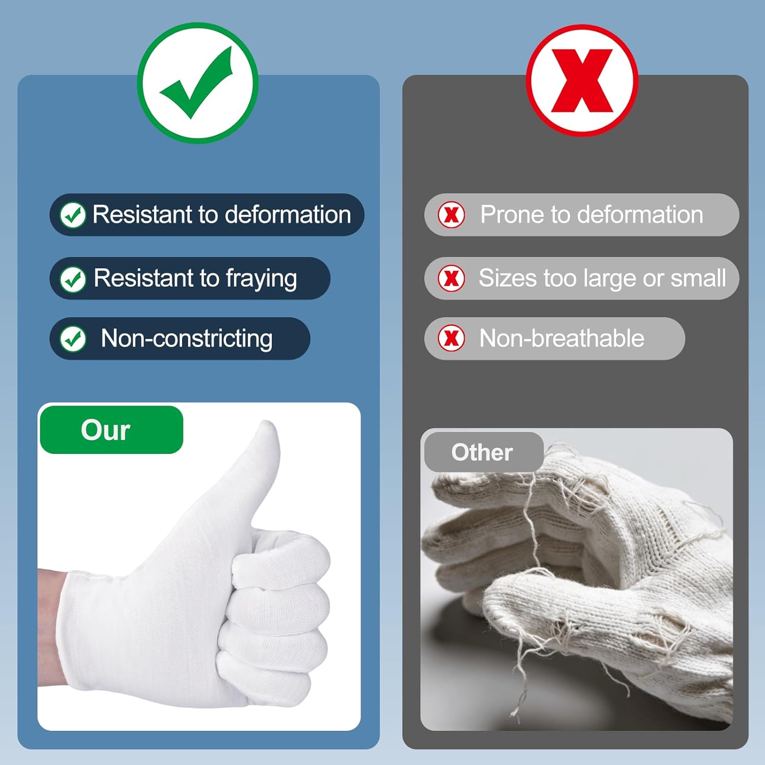1/5 paar wegwerp witte katoene - Gardening Tools Gloves recensie en prijs