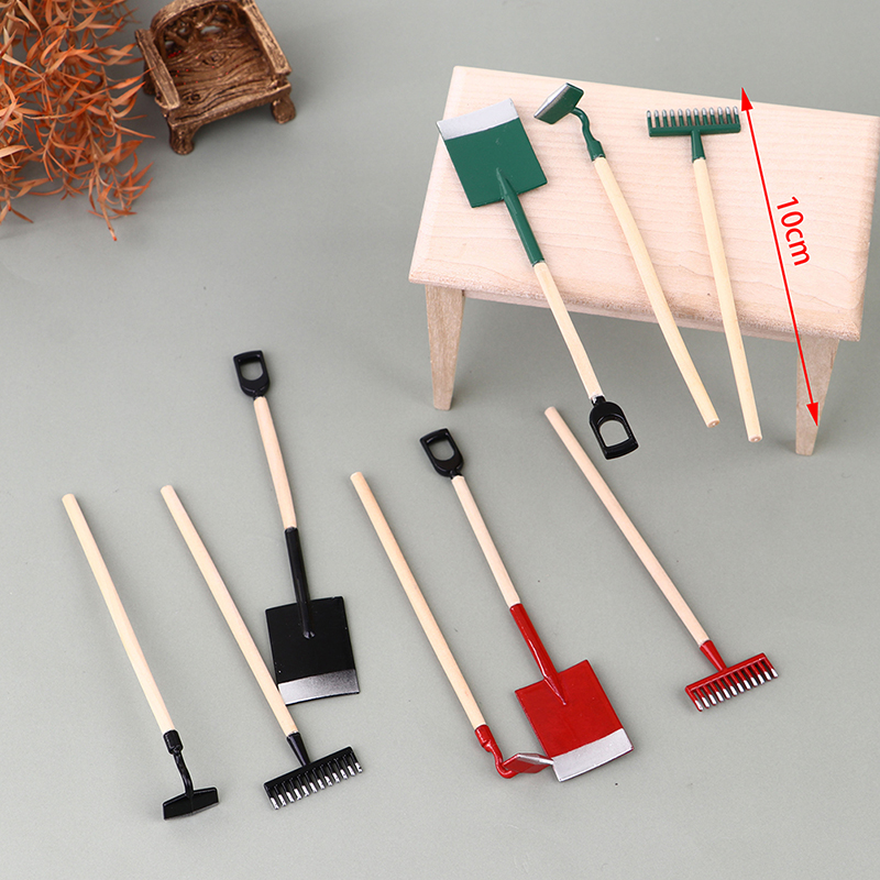 3 Stuks 1:12 Poppenhuis Miniat - Gardening Tools Shovel recensie en prijs